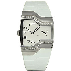 Puma Women's Valentine White Strap Watch