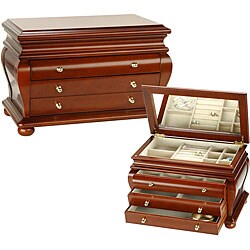 Walnut Jewelry Box with Mirror