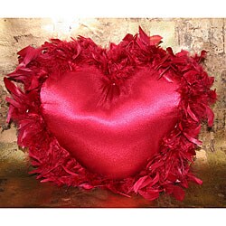 Marilyn Satin Heart-shaped Pillow