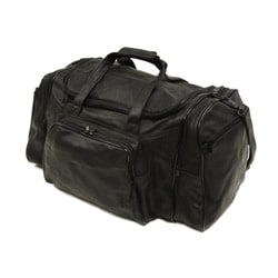 Piel Top Grain Leather 21 Inch Carry On Sports Duffel Bag