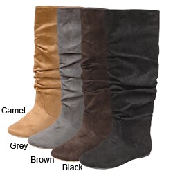 Misbehave by Adi Women's Faux Suede Flat Boots