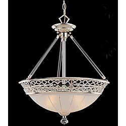 Cristallo 3-light Convertible Bowl Pendant