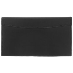 Boston Traveler Black Leather Checkbook Cover