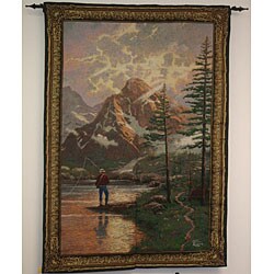 Kinkade 'Almost Heaven' Wall Tapestry with Rod