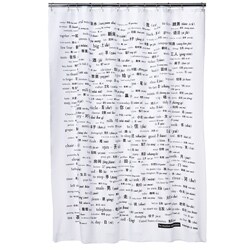 250 Chinese Word Shower Curtain