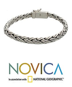 Sterling Silver 'Connected Lives' Bracelet (Indonesia)
