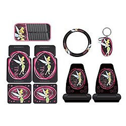 Disney's Tinkerbell Pink 9-piece Auto Accessory Set