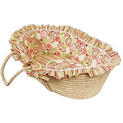 Hoohobbers Retro Circles Moses Basket