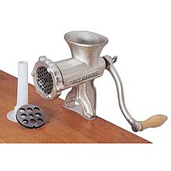 VillaWare V268-22 Heavyweight Cast Iron Meat Grinder Set