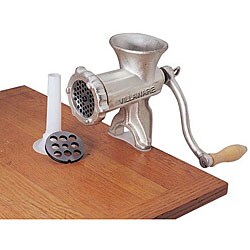 VillaWare Heavyweight Cast Iron Meat Grinder Set