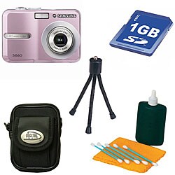 Samsung S860 8 MP Pink Digital Camera with Bonus
