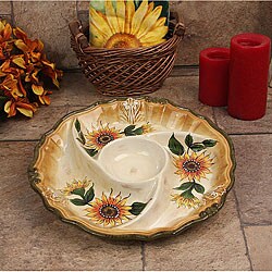 Four-section Round Platter