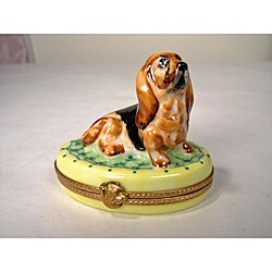 Limoges Cocker Spaniel Keepsake Box