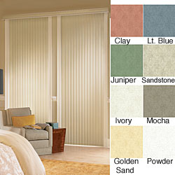 Havana Vinyl Vertical Blinds (96 in. W x Custom Length)