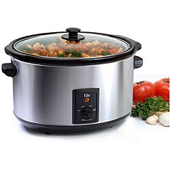 Elite Gourmet 8.5-quart Stainless Steel Slow Cooker