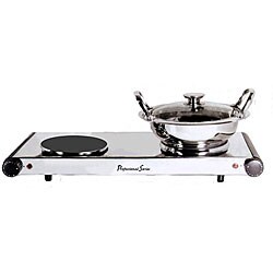 Continental Pro Series Double-burner Hot Plate