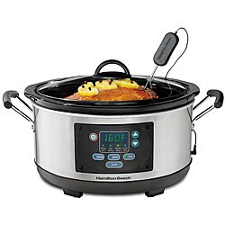 Hamilton Beach 33966 6-quart Stainless Steel Oval Slowcooker