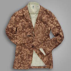 Hickey Distressed Paisley Men's Jacket