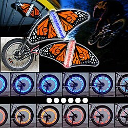 Programmable LED Spoke Light for Bicycles and Motorcycles
