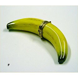 Limoges Hand-painted Banana Keepsake Box