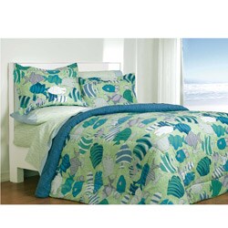 Reef Tropical Fish Pattern Full-size Bedding Ensemble