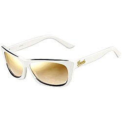 Gucci GG 3016/S Wayfarer White/ Brown Sunglasses