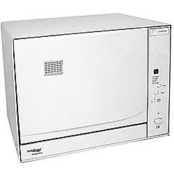 Koldfront White Portable Countertop Dishwasher