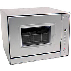 EdgeStar Silver Portable Countertop Dishwasher