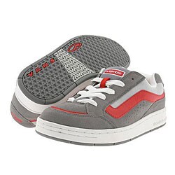 Vans Mannaz W Mid Grey/Chinese Red Leather/Suede