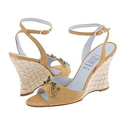 Cynthia Rowley Trader Tan Suede/Natural Tweed/Jade