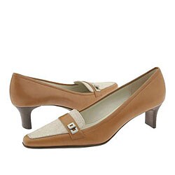 AK Anne Klein Jemmalyn Medium Natural Leather