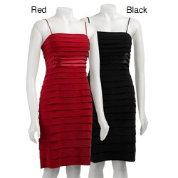 Anne Klein Women's Tiered Spaghetti Strap Dress