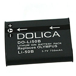 Dolica Olympus Li50B Battery