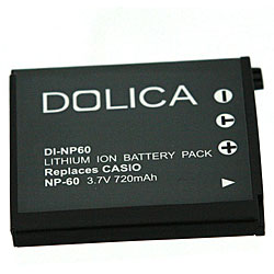 Dolica Casio NP60 Battery