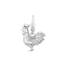 Sterling Silver Rooster Charm