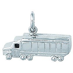 Sterling Silver 'Transport Truck' Charm