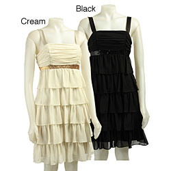 Essentials by A.B.S Women's Tiered A-line Dress