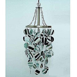 Liora Manne Brushed Steel Single-light Pendant