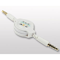 Apple iPhone, iPod 3.5-mm Universal Retractable Cable