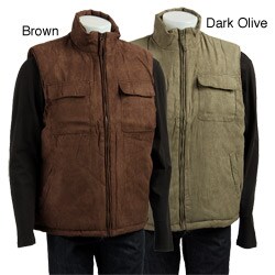 10,000 Feet Above Sea Level Men's Faux Suede Vest