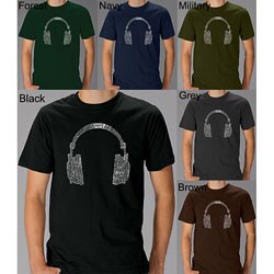 Los Angeles Pop Art Men's Headphones T-shirt