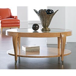 Thomasville Bogart Luxe Beverly Glen Oval Cocktail Table