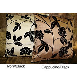 Bianca Floral Silk Throw Pillow