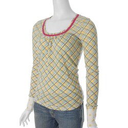 Scrapbook Women's Long-sleeve Waffle-knit Shirt