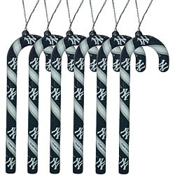 New York Yankees Candy Cane Ornament Set