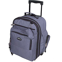 Verucci Grey Flight Carry-on Rolling Backpack