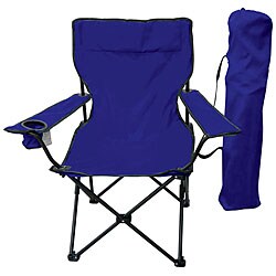 Navy Blue E-Z UP Quad Chair