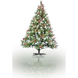Decorated 7-foot Artificial Christmas Tree