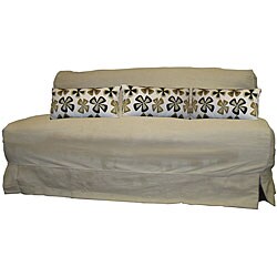 Stella King-size Futon Sofa with Khaki Cover