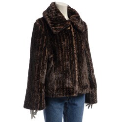 Regent Women's Novelty Faux Animal Fur Jacket